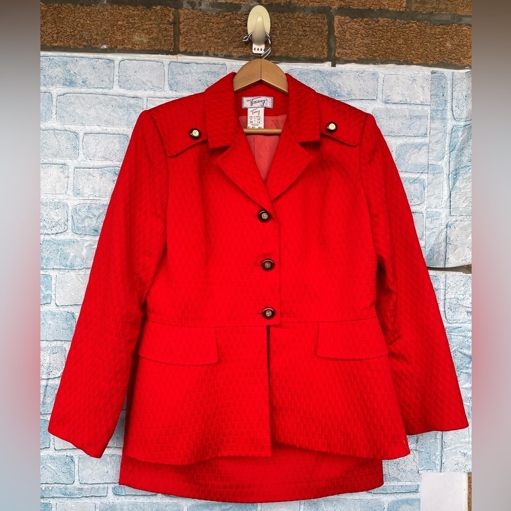 Terry Paris France Women's Dress Skirt Suit size 14